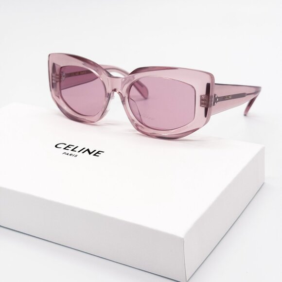NEW CELINE CL40277F 72Y WOMEN PINK SUNGLASSES CELINE - Picture 2 of 13